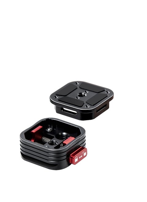 Quick Release Plate, Quick Release System QR Plate with Arca Swiss Slot Universal 1/4 to 3/8 Screw,  for Tripod/Monopod/Camcorders
