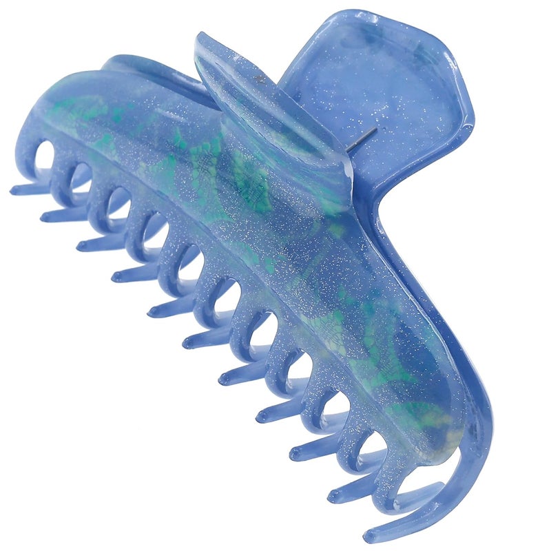 Camila Paris CP3317 French Hair Clip for Women Thick Hair for Long Curly Wavy Hair Blue Girls Hair Claw Clips Fashion Styling Hair Accessories for Women Strong Hold No Slip Grip Made in France