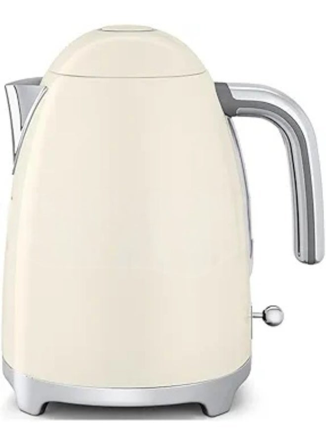 50s Retro Style Stainless Steel Kettle with 7 Heat Failure Settings, 2L Capacity with Water Level Gauge, 360 Degree Rotating Base, Pastel 2200W Warranty - Image 1