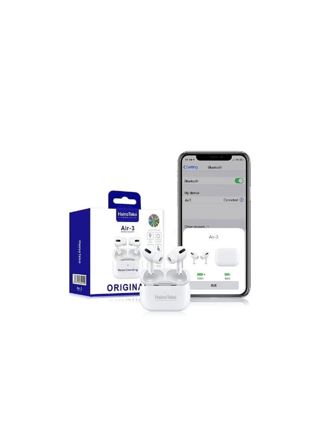Haino Teko Air 3 Wireless Bluetooth Earphone for Mobiles and Tablet - Image 2