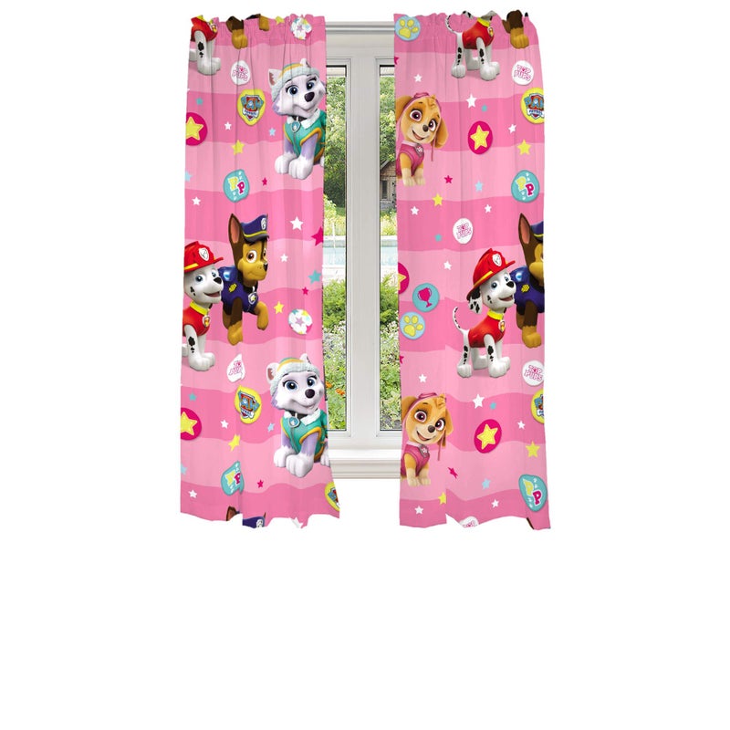 Franco Franco Kids Room Window Curtains Drapes Set 82 in x 63 in Paw Patrol Girls 