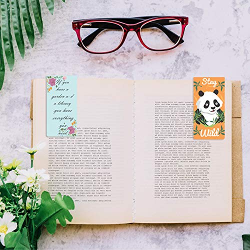 BOOKWORM Magnetic Bookmarks | Book Lovers Gift | Gift for Readers | Pack of 6 - Image 3