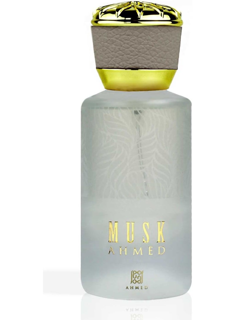 Ahmed Al Maghribi AHMED Musk EDP 50ML a Sensual Fragrance for Women and Men with Oriental Musk, Citrus Floral, Rose and Jasmine - Image 1