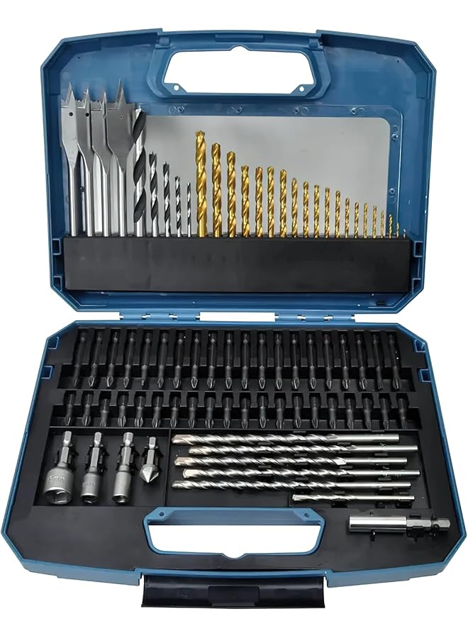 Erbauer Multi Purpose Drill Bit 80 Pieces Set Multicolor - Image 1