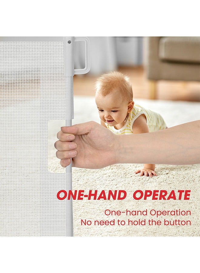 OASIS DESERT Pet And Children's Telescopic Safety Door Railings And Staircase Protection Door Railings Can Be Used Dual-Purpose Without Drilling/Drilling (150cm*89cm) - Image 3