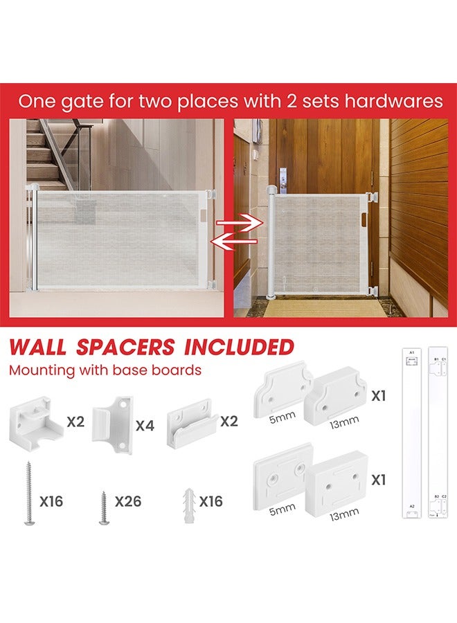 OASIS DESERT Pet And Children's Telescopic Safety Door Railings And Staircase Protection Door Railings Can Be Used Dual-Purpose Without Drilling/Drilling (150cm*89cm) - Image 5