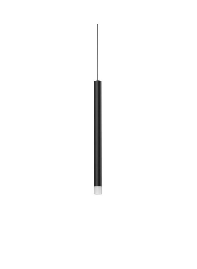 ٍSiera Light Single tube hanger in several colors, black color warm light 3 watt P19303  - Image 1