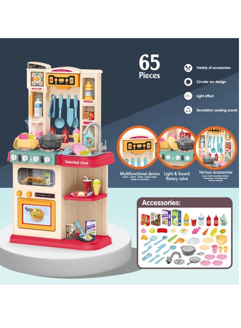 Kids' Kitchen Playset - 65 Pieces - Image 3