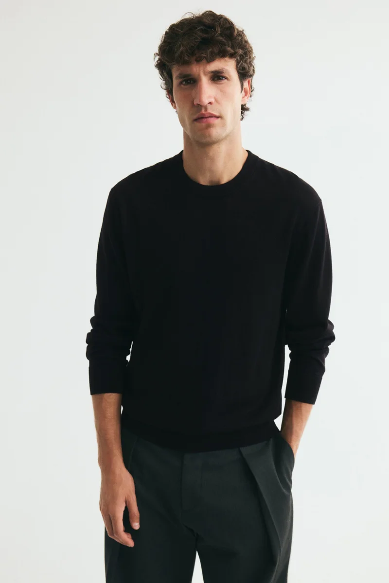 Regular Fit Merino wool jumper
