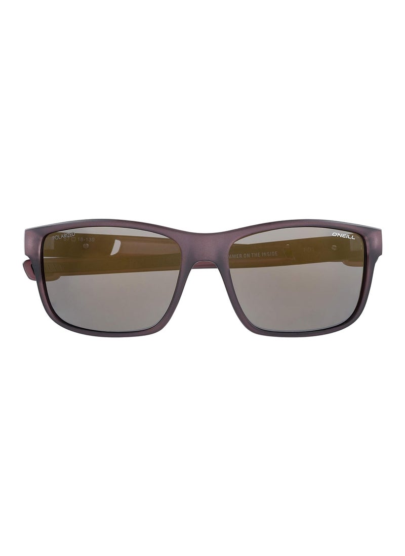 O'NEILL ONS-Convair 2.0 Polarized Rectangular Sunglasses for Men Brown 57mm  - Image 2