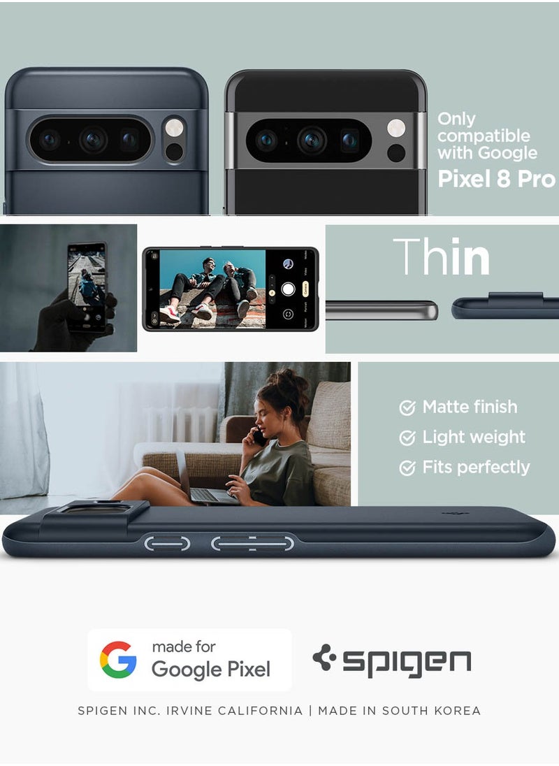 Spigen غطاء حماية رفيع مناسب لهاتف Google Pixel 8 PRO - لوح معدني  - Image 2