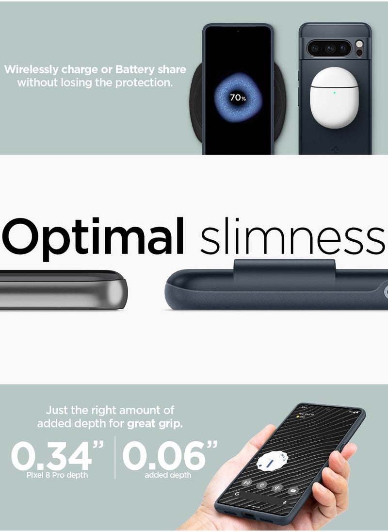 Spigen غطاء حماية رفيع مناسب لهاتف Google Pixel 8 PRO - لوح معدني  - Image 5