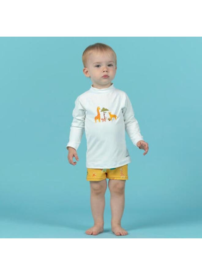 Baby Anti-UV Long-sleeved T-shirt SAVANNAH print