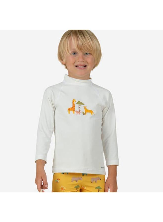 Baby Anti-UV Long-sleeved T-shirt SAVANNAH print