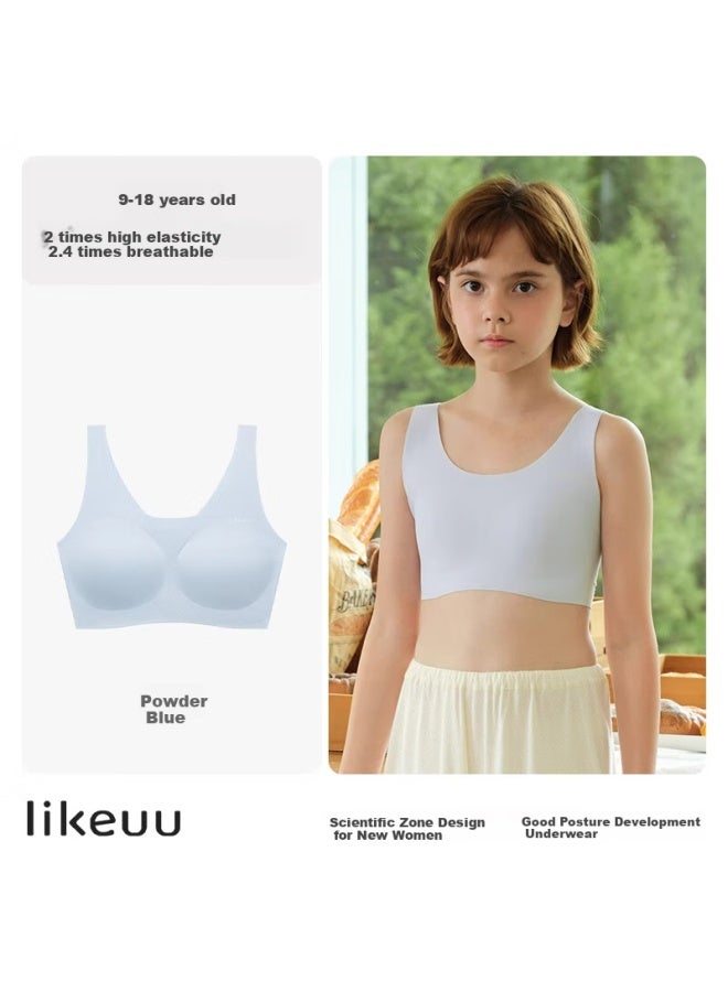 Like Uu Children's Underwear, Girls' Student Bra, High School Student Puberty Girl Vest-style Seamless Underwear