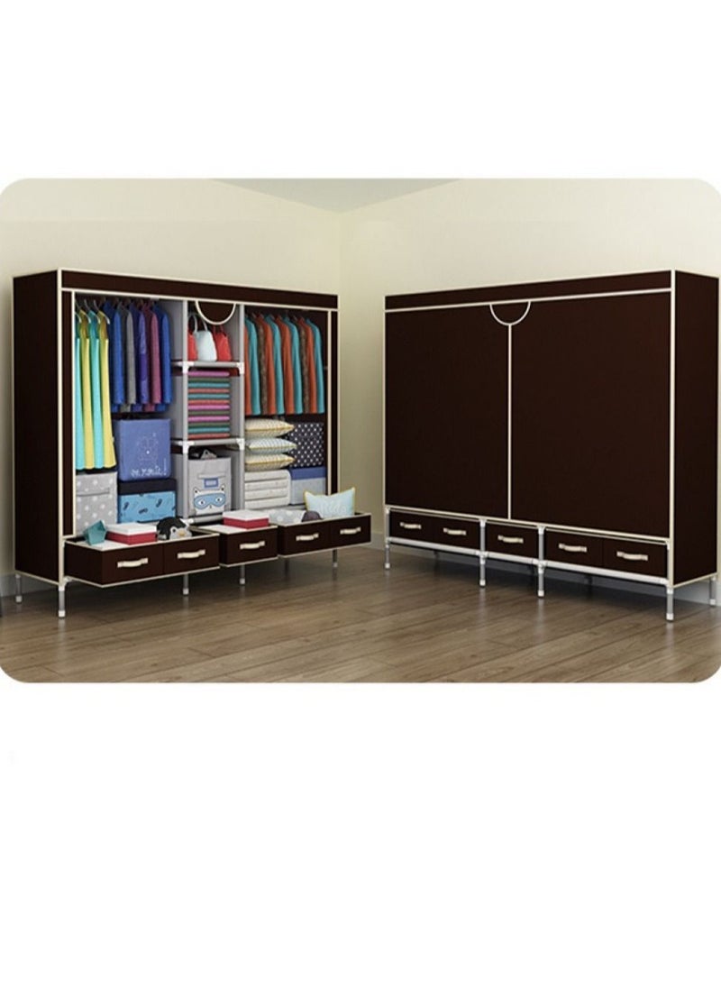 Fabric Wardrobe 185*45*172CM