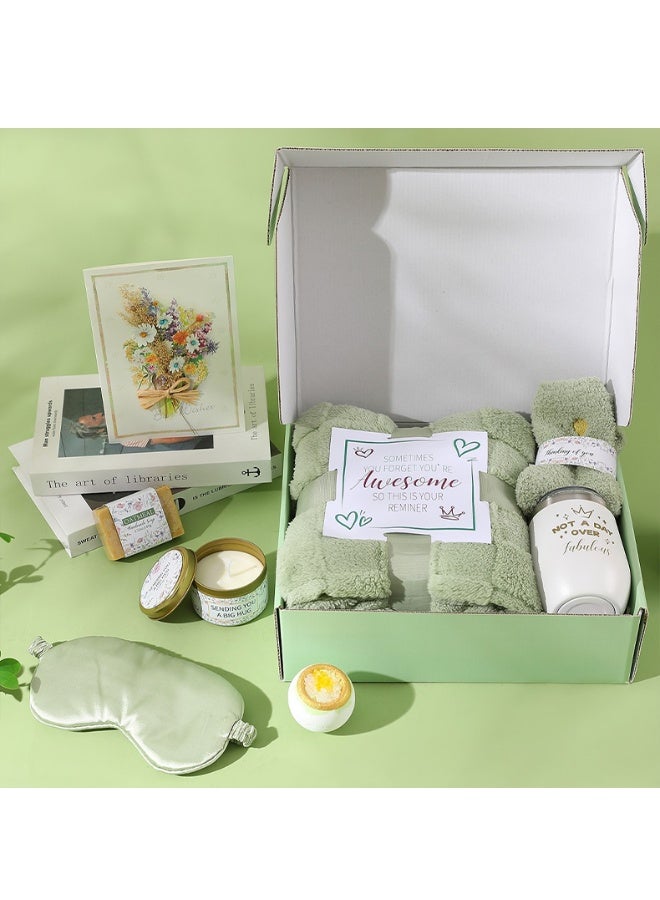 FUREUL Gifts Basket for Women - Mother's Day, Birthday Gifts for Women, Relaxing Spa Gift Basket Set, Unique Gift Ideas for Women, Gifts for Mom Sister Best Friend Wife, Coworker Teacher Nurse Gifts for Women Combined Materials - Image 2