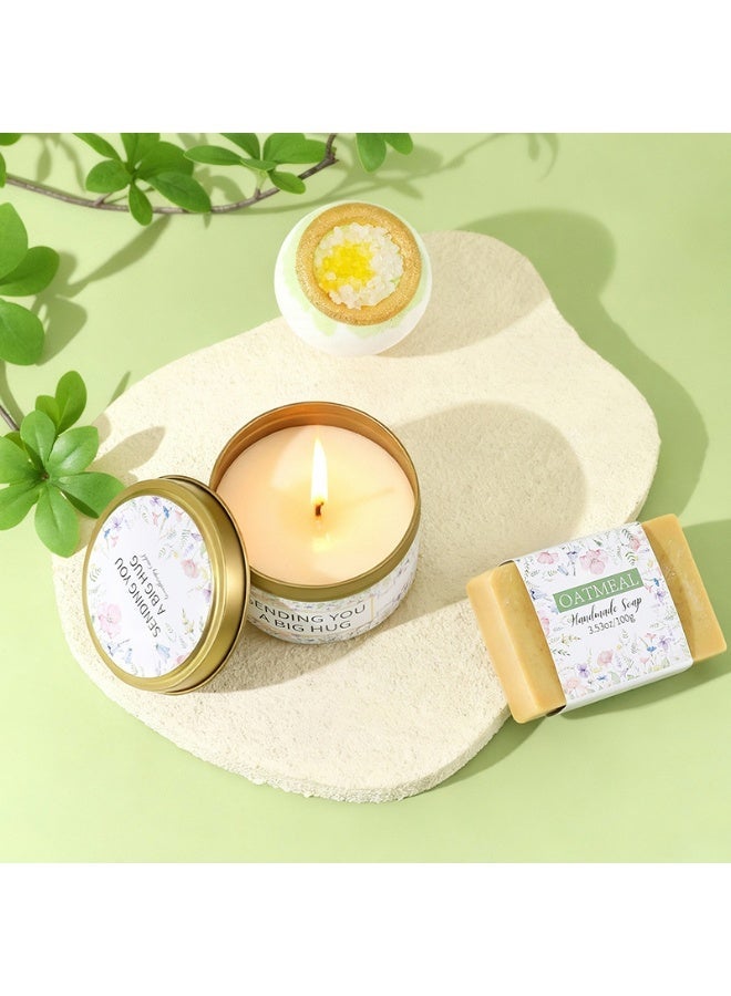 FUREUL Gifts Basket for Women - Mother's Day, Birthday Gifts for Women, Relaxing Spa Gift Basket Set, Unique Gift Ideas for Women, Gifts for Mom Sister Best Friend Wife, Coworker Teacher Nurse Gifts for Women Combined Materials - Image 3