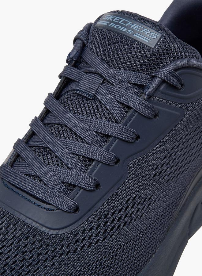 SKECHERS أحذية رياضية للرجال بتصميم منسوج مع أربطة - Image 4
