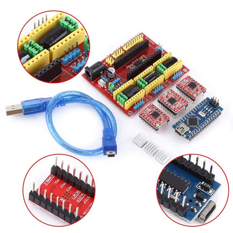3D Printer Kit with Engraver CNC Expansion Board and Nano 3.0 A4988 Driver Boards - Image 4