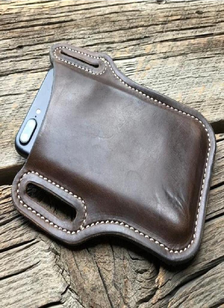 Eckek - Medieval Hip Bag Viking Belt Pouch Leather Belt Bag Purse Cosplay Accesories - Image 1