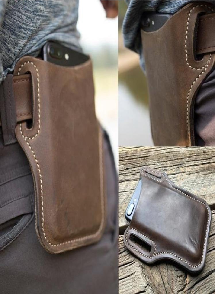 Eckek - Medieval Hip Bag Viking Belt Pouch Leather Belt Bag Purse Cosplay Accesories - Image 1