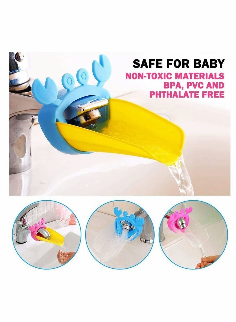 Y&D Faucet Extender 4 Pcs Sink Handle Extender, Safe Extension Attachment and Excellent Washing Hands Solution for Toddlers, Children, Kids, Babies  - Image 3