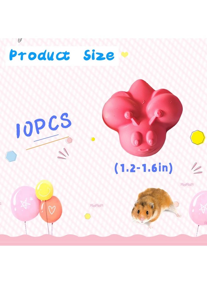 Hamiledyi 10 Pieces Hamster Teeth Grinding Lava Block Calcium Stone Chew Toys for Chinchillas Rabbits Gerbil Guinea Pig Syrian Hamster Squirrel Ferret  - Image 2
