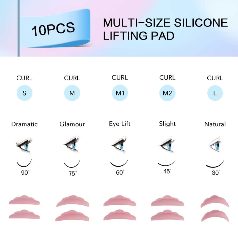 PERMANIA Lash Lift Kit, Lash Perm Kit, Fast Eyelash Lifting 5 Minutes DIY at Home with Strong Glue Disposable Sachet Lash Lifting Kit Last 6 Weeks (15pcsï¼‰ - Image 3