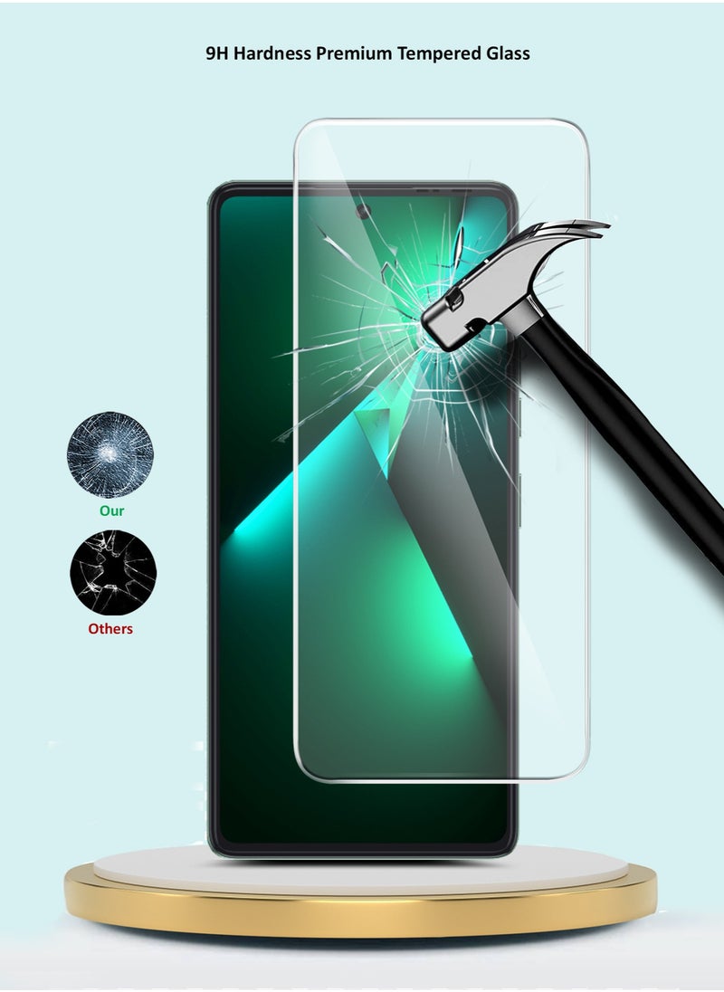 GMAX Premium Series Curved Edges 9H 2.5D Tempered Glass Screen Protector For Tecno Pova 6 4G / Tecno Pova 6 Pro 5G 2024 Clear  - Image 3