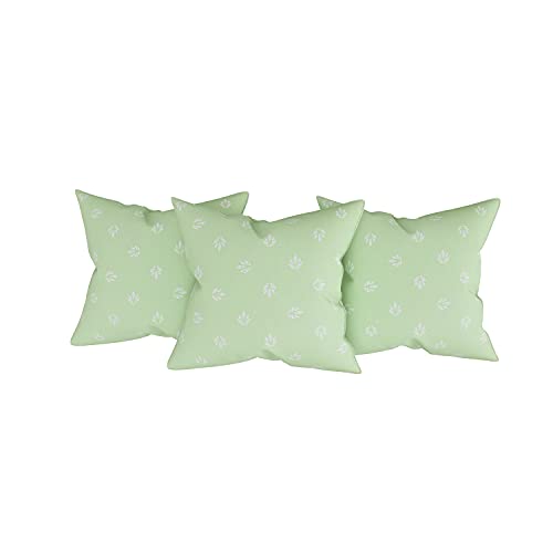 Swayam 250TC Diwan Set Mercerized Cotton 6 Pcs | Deewan Floral Printed Bedsheet Set for Living Room Hall (1-Bed Sheet 60x90 Inch | 2-Bolster Cover 30x30 Inch | 3 Cushion Cover 16x16 Inch) - Green - Image 2