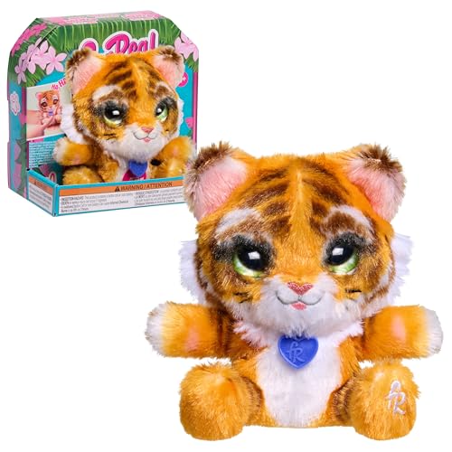 furReal My Minis Little Hugs Tiger 45inch Interactive Plush Soft Stuffed Animal Kids Toys for Ages 4 Up by Just Play - Image 1
