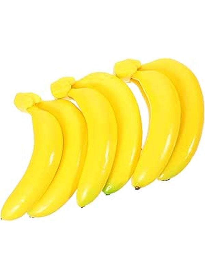 Lifelike Artificial Banana Bunch 3Pcs Realistic Fake Fruit Decor for Home Photography Teaching - Image 1