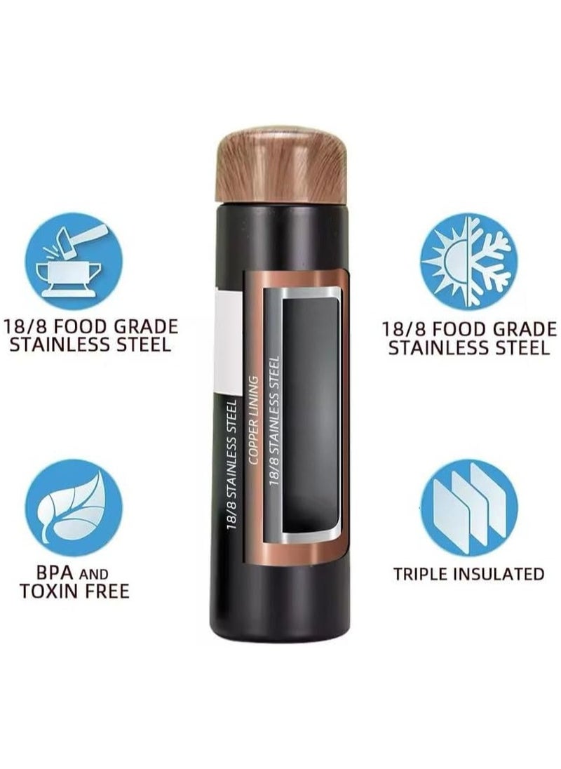 QSHOP - QSHOP® Insulated Water Bottle and Thermos 250ml, Keep Hot/Cold, Double Walled Stainless Steel - Image 1