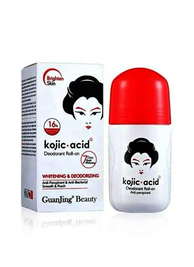 GuanJing Beauty Kojic Acid Roll on Deodorant Antiperspirant 50ml 