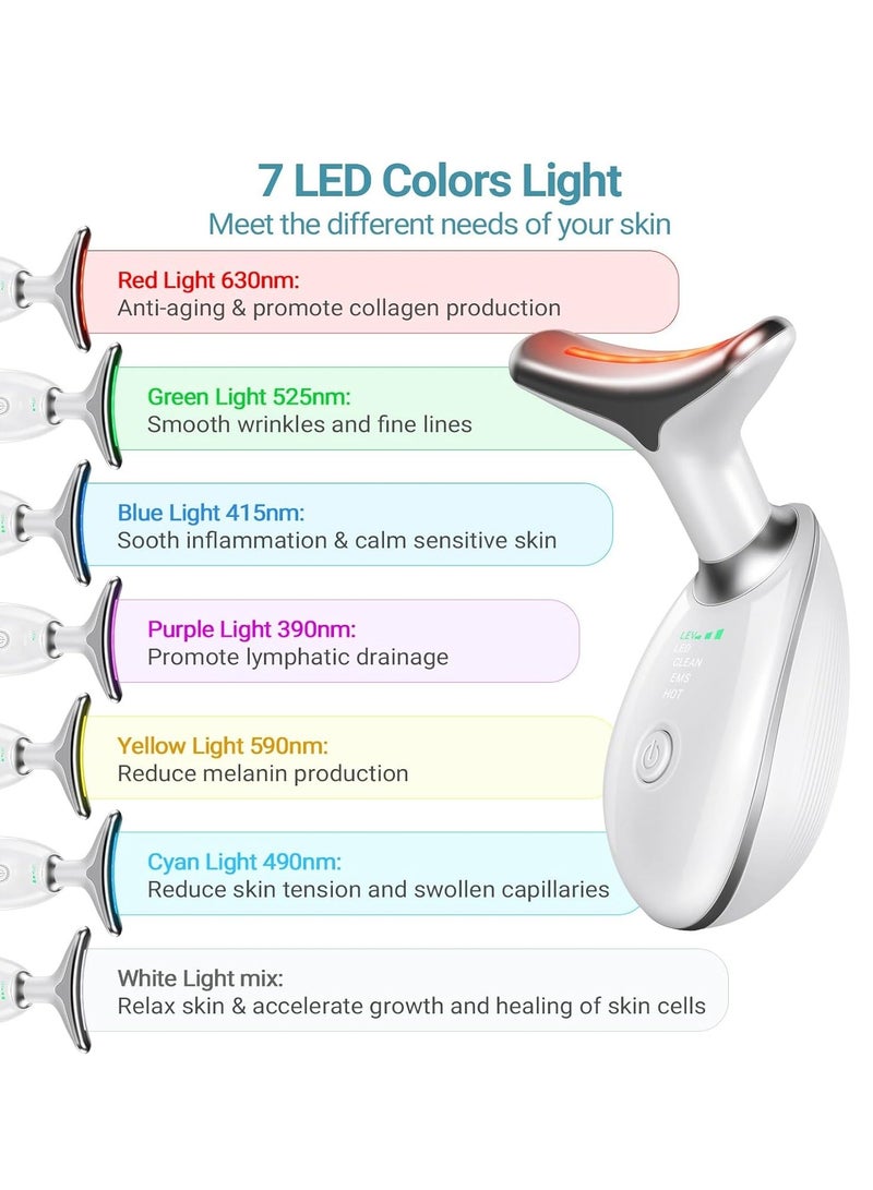 Loquat Neck Face Massager, Multifunctional Facial Massage Device, Face Sculpting Tool, Electric Tightening Massage Wireless for Skin Care Tightens and Lifting - Image 2