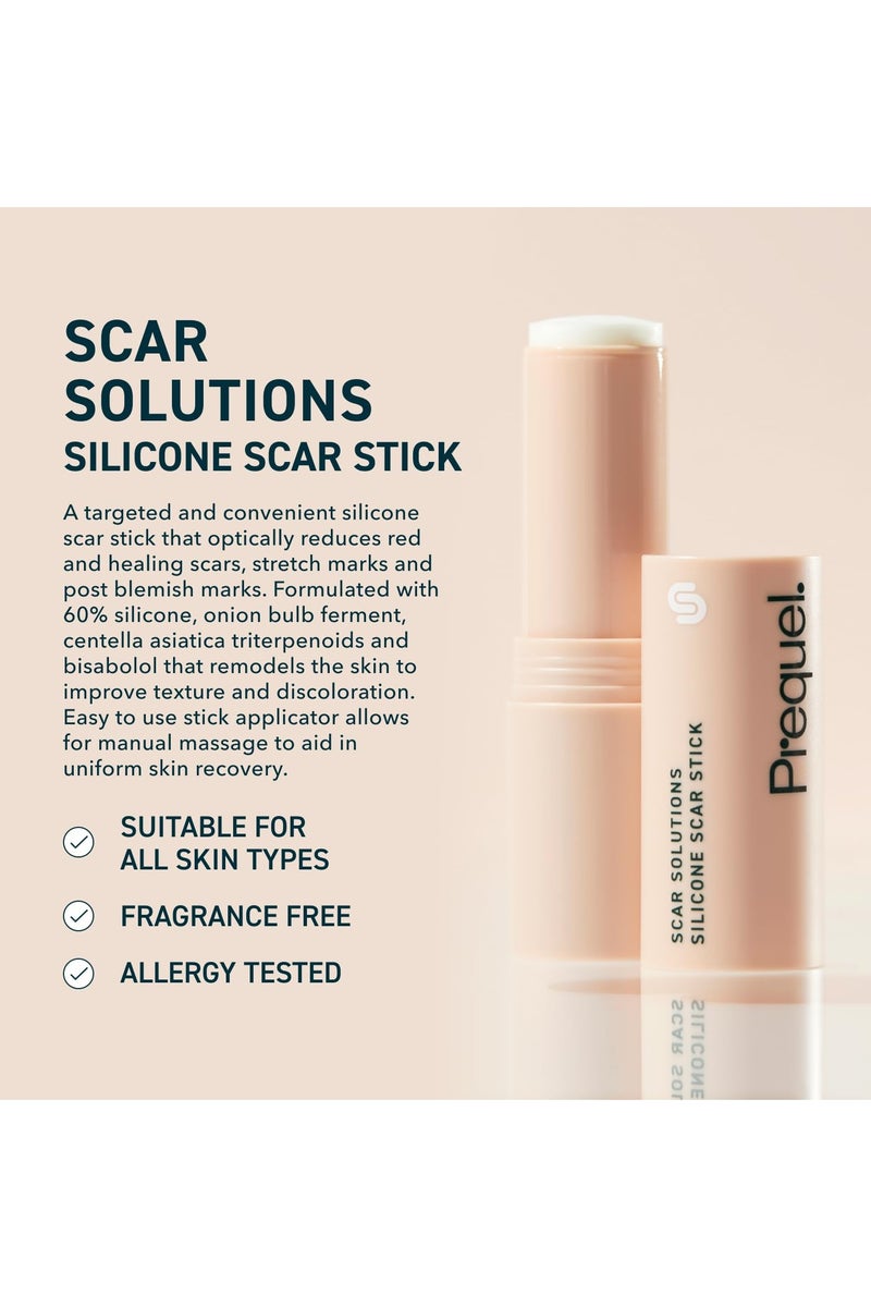 Prequel Skin Scar Solutions 60% Silicone Scar Stick. Thick Solid Velvety Film for Scars. Formula Infused with Centella Asiatica Extracts and Vitamin E. Soothing and Occlusive - Image 3