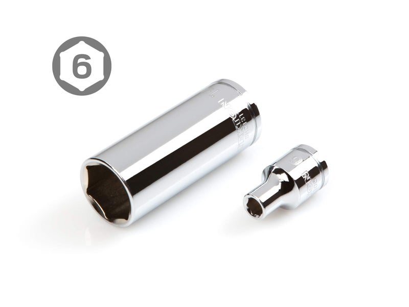 TEKTON 3/8 Inch Drive 6-Point Socket and Ratchet Set, 34-Piece (1/4-1 in.) | SKT15101 - Image 5