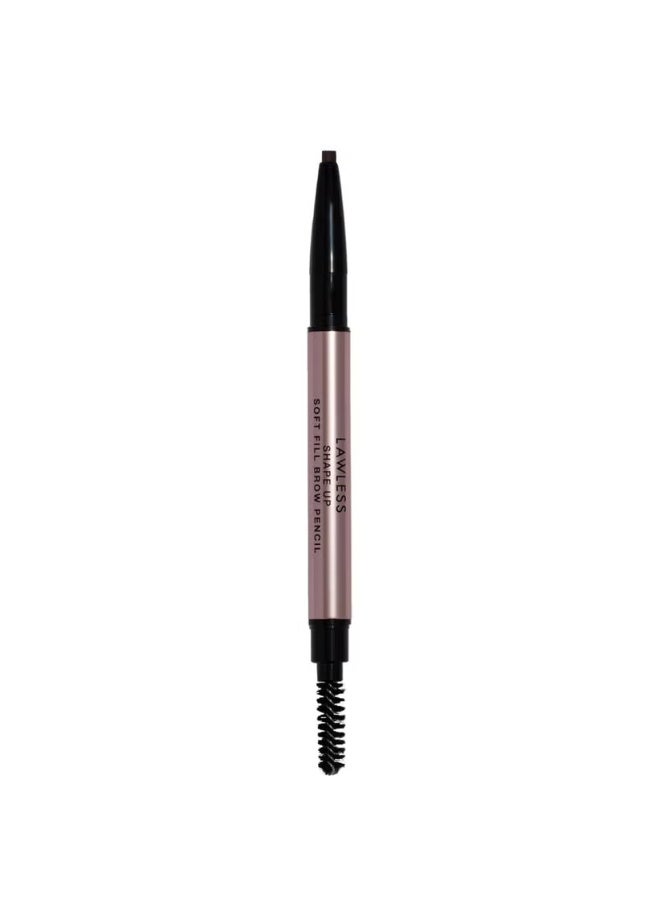 LAWLESS BEAUTY - Shape Up Soft Fill Eyebrow Penci - Pecan - Image 1