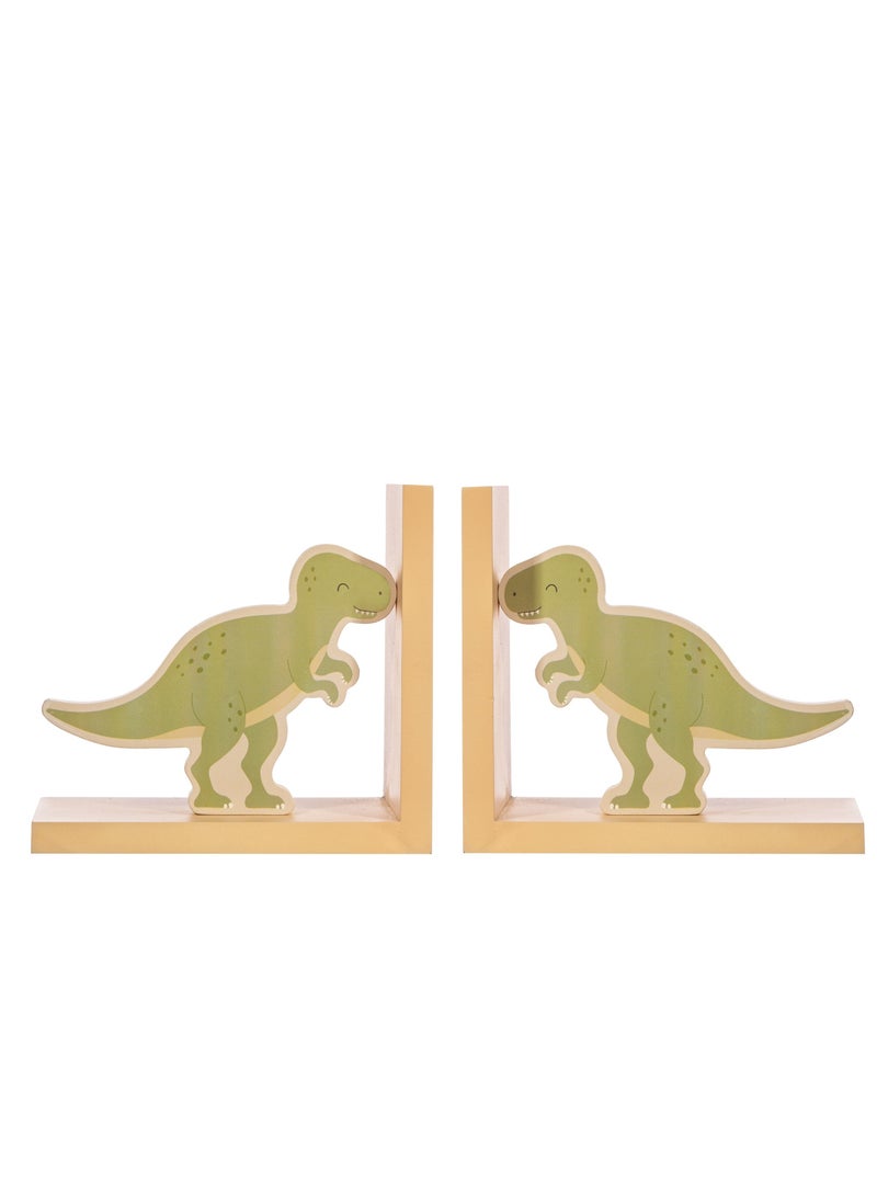 Sass & Belle T Rex Green Bookends - Image 3