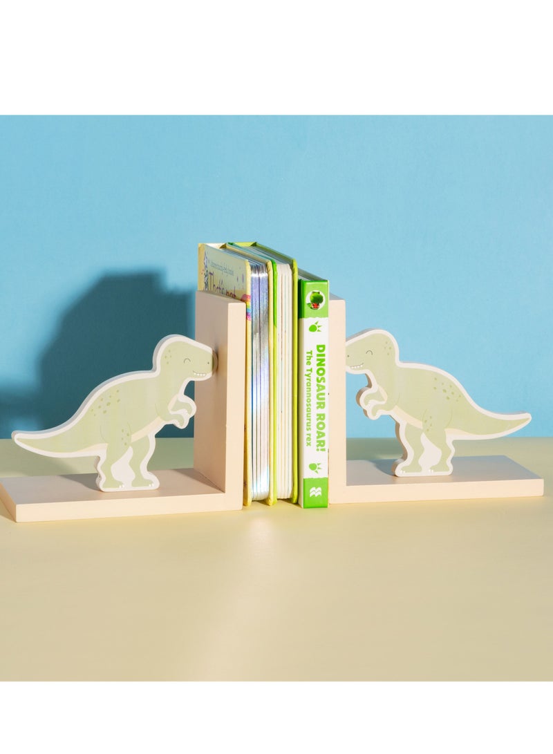 Sass & Belle T Rex Green Bookends - Image 2