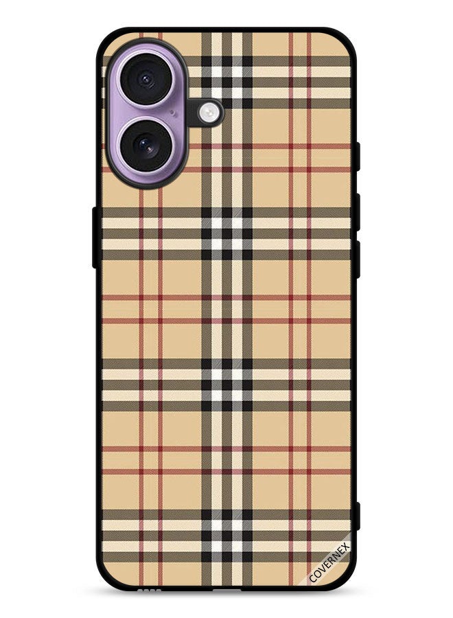 Covernex Apple iPhone 17 Protective Case Cover Stripes On Cloth Pattern - Image 1