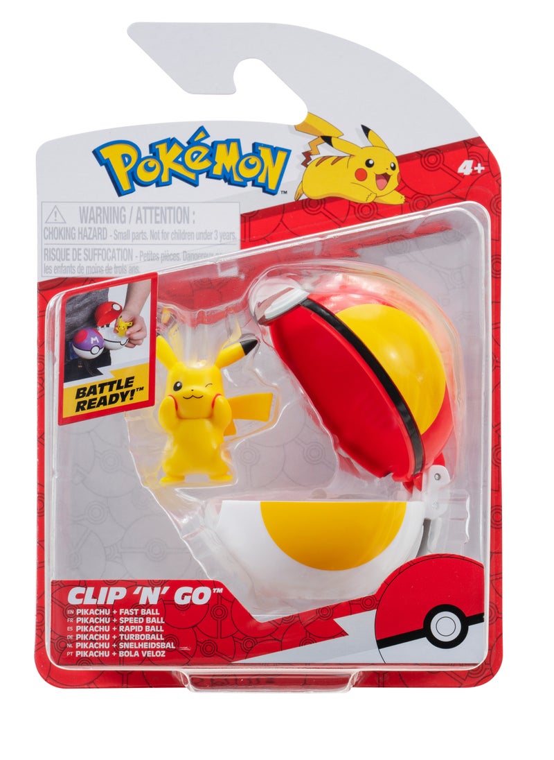 Pokemon Pokemon Clip N Go, Assorted 1 Piece (Character & Color May Vary) | Poke Ball | Character Figure | Collectible Figure | Battle Figure | Pikachu , Eeve and more! | Perfect Gift for Kids and Collectors  - Image 3