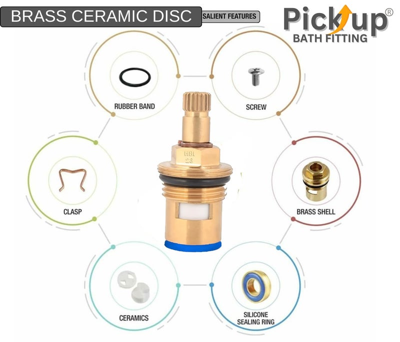 PICK - UP Ceramic Cartridge Disc Size 12 Inch Spare Part for Taps RepairingTap Fittings - Image 2