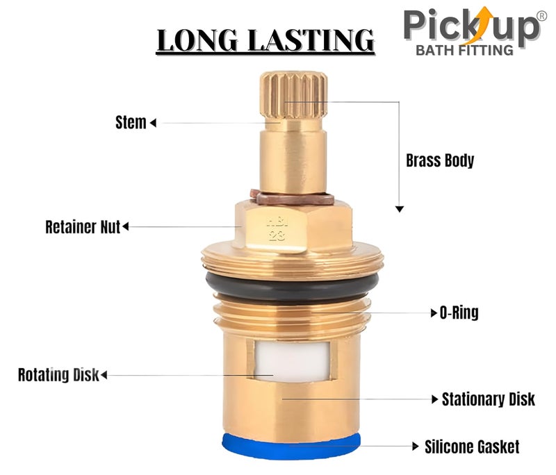 PICK - UP Ceramic Cartridge Disc Size 12 Inch Spare Part for Taps RepairingTap Fittings - Image 3