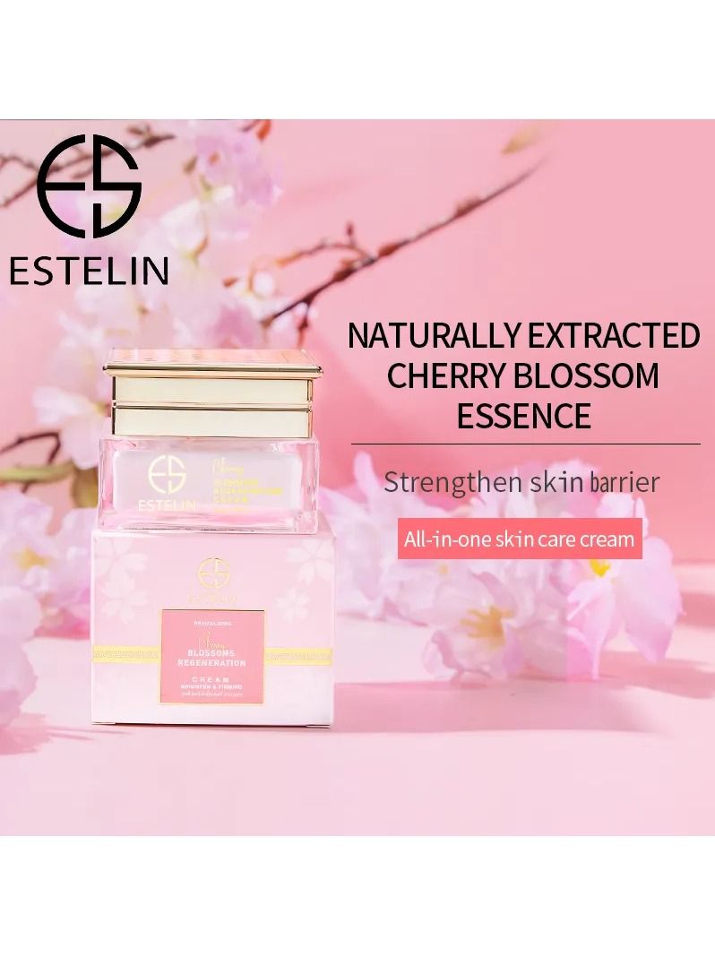 ESTELIN Cherry Blossoms Regeneration Cream 50g  - Image 2