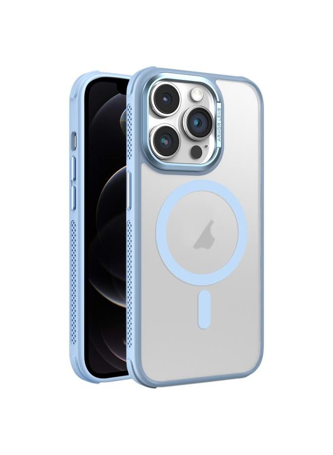 اس-توب جراب لهاتف iPhone 12 Pro مصنوع من مواد تبريد جانبية مع ملمس جلدي غير لامع وإطار عدسة معدني وغطاء هاتف MagSafe - Image 1