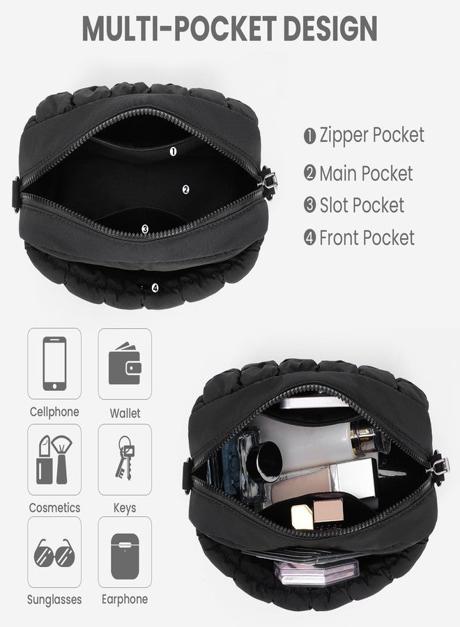 YFGBCX Crossbody Bags for Women Puffer Bag Quilted Purse Lightweight Puffy Shoulder Bag Crossbody Purse - Image 5