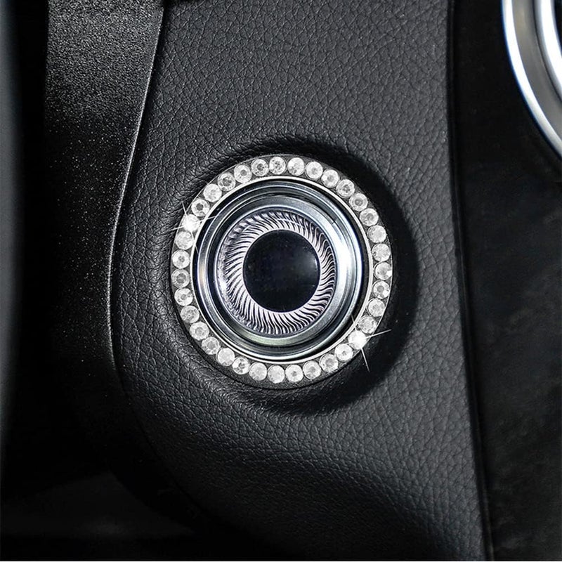 cheekyglo Bling Seat Belt Shoulder Pads, Rhinestones Car Bling Seat Belt Covers Car interior Accessory with 2pcs shoulder pads, 1pcs gear shift cover,1pcs hand brake cover Universal for Car, Truck - Image 3