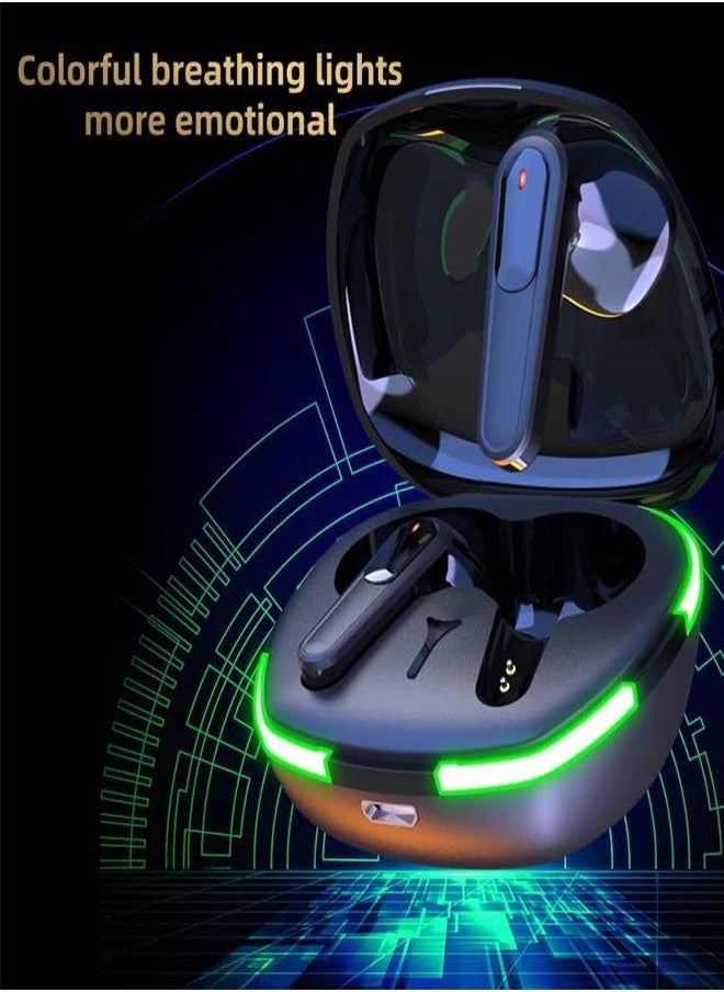 Bluetooth Headset, IPX4 Sports Waterproof, Stable Connection, Low Latency, Compatible With iOS, Android And Window